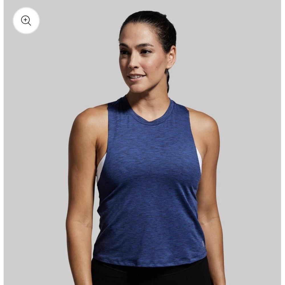 Born Primitive Elevate Activewear Tank In Navy‎ Sz M